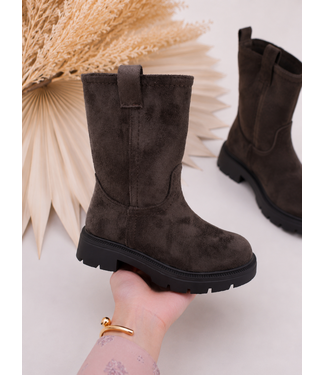 Suede Boots - Marron (Verzenddatum 27 aug)