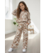 Beige Brown Swirl Set