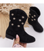 Suede Cowboy Boots - Zwart ✪