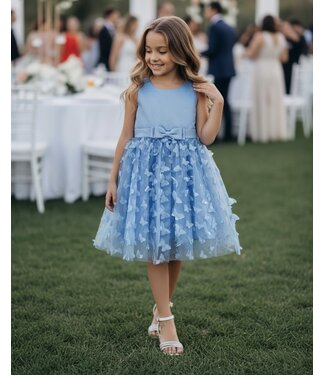 Butterfly Bliss Dress - Blauw