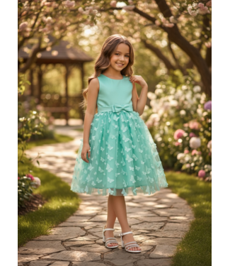 Butterfly Bliss Dress - Mint