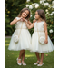 Sweet Rosette Dress (Met Tasje)  - Champagne