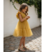 Romance Ruffle Dress - Goud (Verzenddatum 10 april)