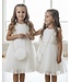 Sweet Rosette Dress (Met Tasje) - Wit