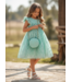 Blossom Dress (met tasje) - Mint (Verzenddatum 10 juli)