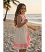 Ibiza Dress - Beige/Neon