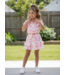 Sunny Leafs Set - Roze/Oranje