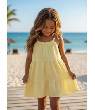 Tangerine Dream Dress - Geel