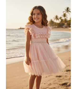 Perfect Shiny Dress - Zalm