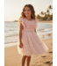 Perfect Shiny Dress - Zalm