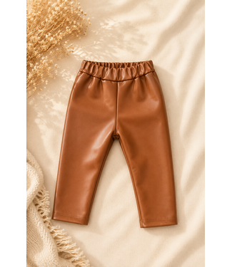 Leatherlook Legging - Camel