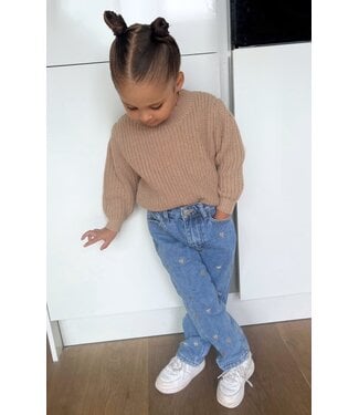 Draakjes en Boefjes Knitted Sweater - Beige