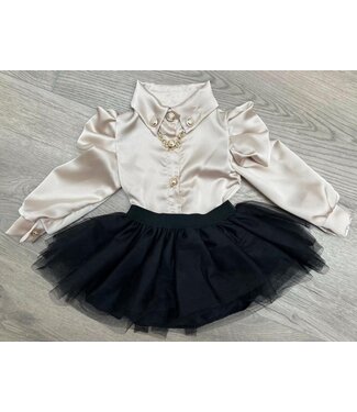Draakjes en Boefjes Classy Blouse - Beige