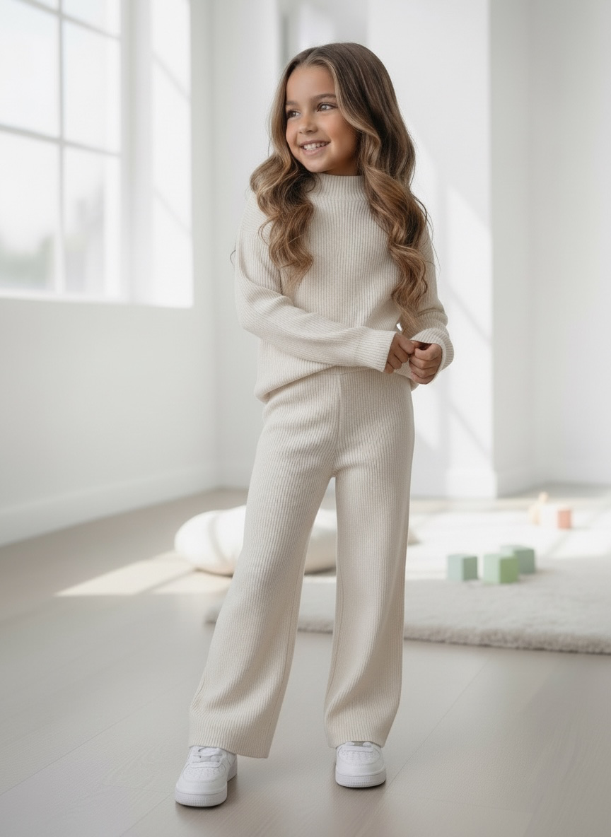 Rib Set - Beige
