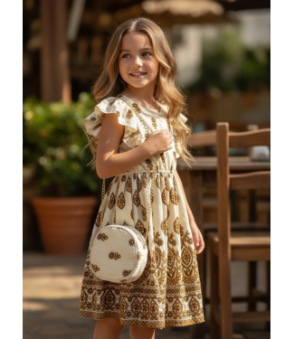 Marron dress (Met tasje)