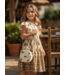 Marron dress (Met tasje)