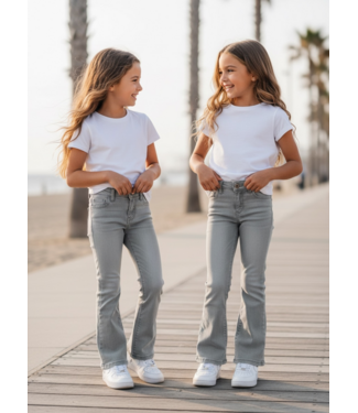 Koko Noko Flared Jeans - Grijs