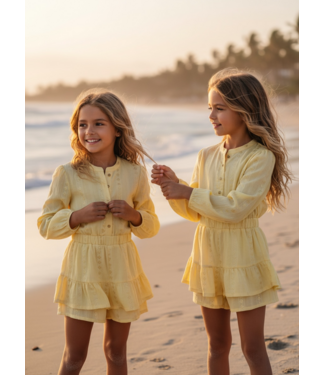 No Way Monday Lemon Breeze Dress