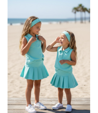 Polo Skirt Set - aQua