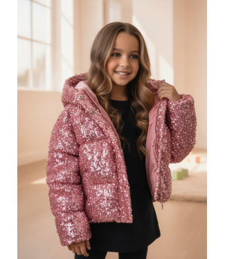 Glitter Jas - Roze