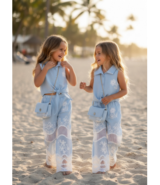 Sweet Blossom 3-Delig Set - Blauw