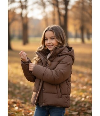 Puffer Jacket - Marron (Verzenddatum 16 Juli)