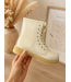 Gevoerde shiny  Boots - Beige