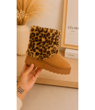 Uggies - Camel/Leopard