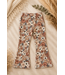 Draakjes en Boefjes Flared Broek - Flowers Bruin