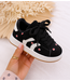 Stripe Heart Sneakers - Zwart