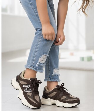 Nova Chunky Sneakers - Marron