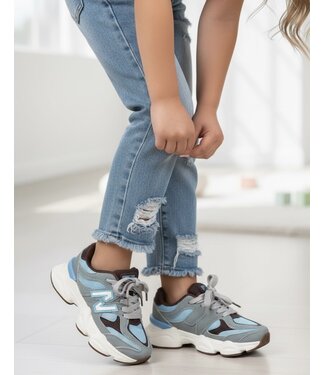 Nova Chunky Sneakers - Blauw