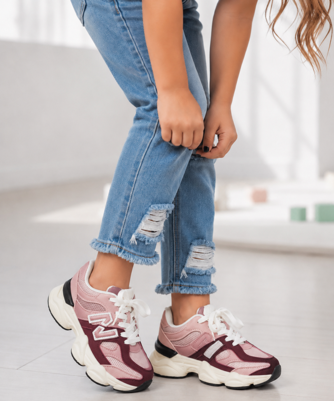 Nova Chunky Sneakers - Wine/Red