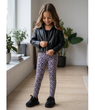 Basic Leatherlook Jacket - Zwart