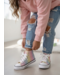Regenboog glitter sneakers