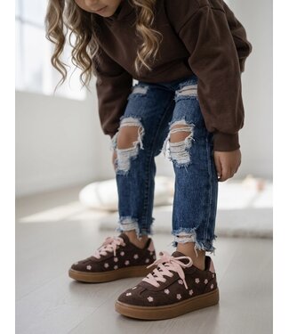 Flower sneakers - Marron (Verzenddatum 20 Aug)