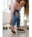 Stripe Sneakers - Marron