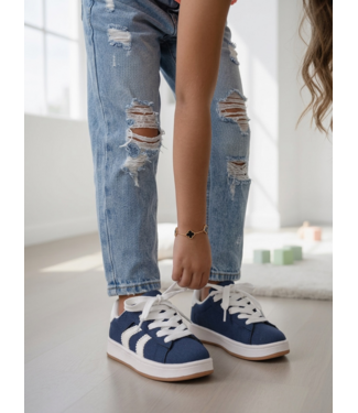 Stripe Sneakers - Blauw