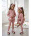 Pink Rib Set (Met Haarband & Tasje)