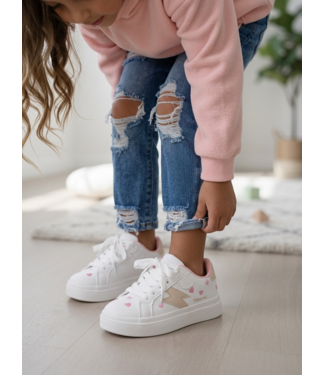 Heart Sneakers - Wit