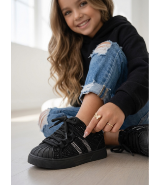 Like A Diamond Sneakers - Zwart