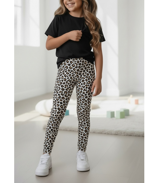 Leopard Tregging - Beige