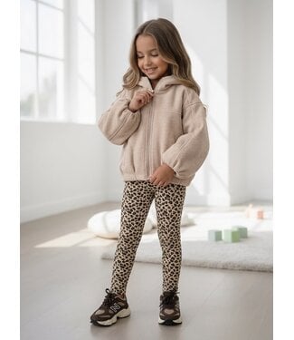 Bomber Jasje met capuchon - Beige (verzenddatum 31 aug)