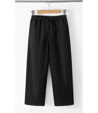 Basic Wide Leg Pants - Zwart