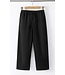 Basic Wide Leg Pants - Zwart