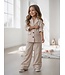 Blazer & Flared Pantalon - Beige