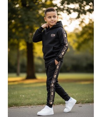 ICON Original Hoodie Set - Zwart/Camel
