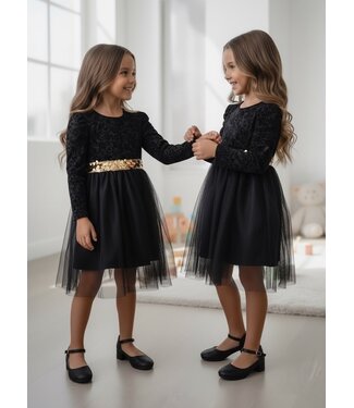Royal Spark Jurk - Zwart