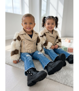 Mini Rockstar Jacket - Beige