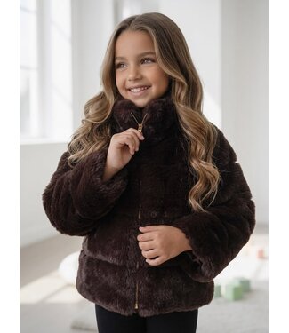 Milano Luxe Fur Jacket - Marron